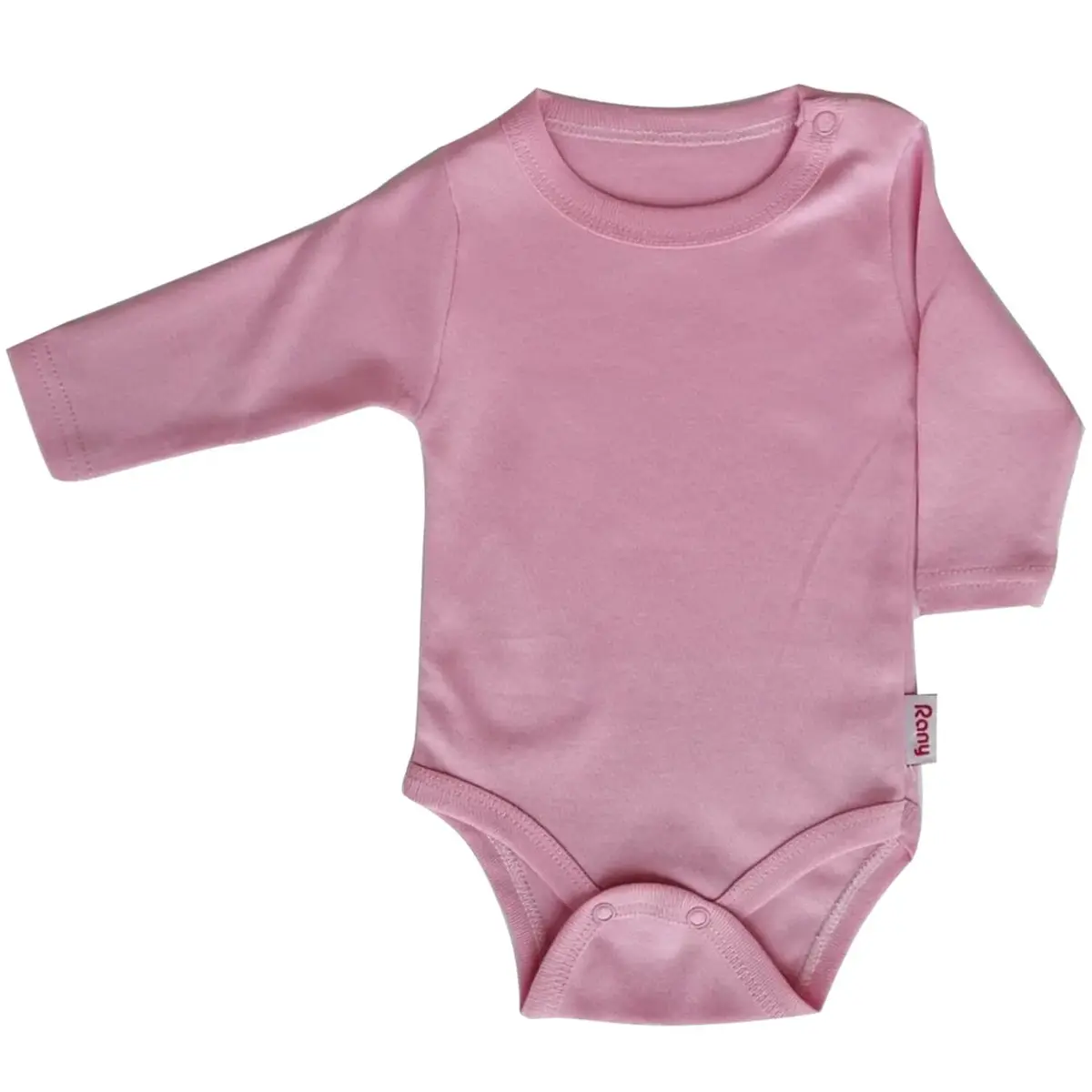 Rany Baby Kids Body Uzun Kol Düz Pembe Rany Baby Kids Body Uzun Kol Düz Pembe
