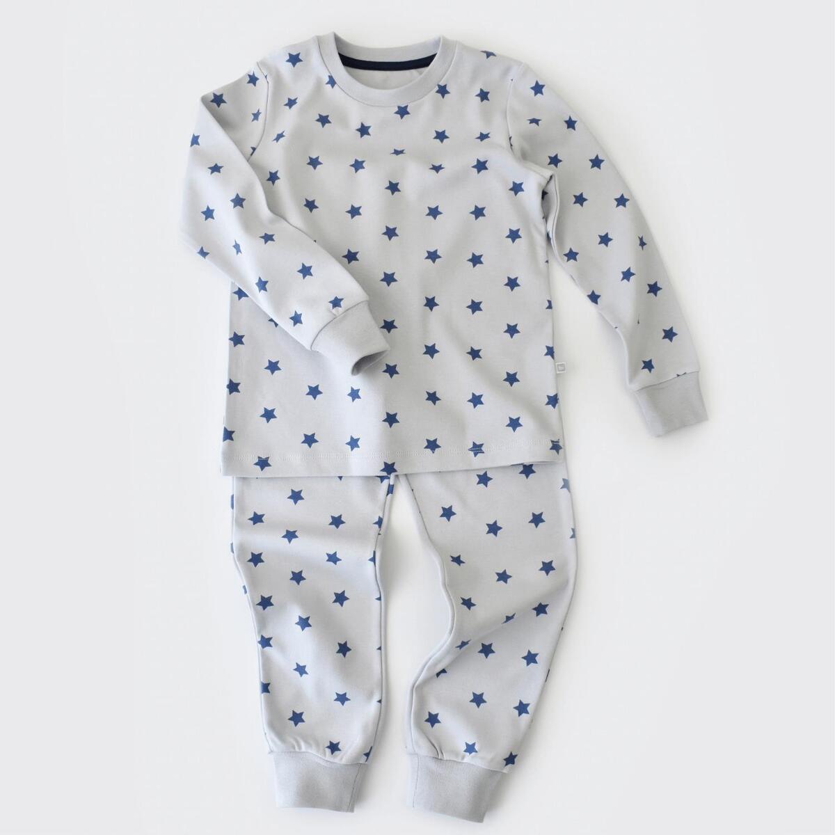 Bibaby Pijama Takımı Starry Nights Gri