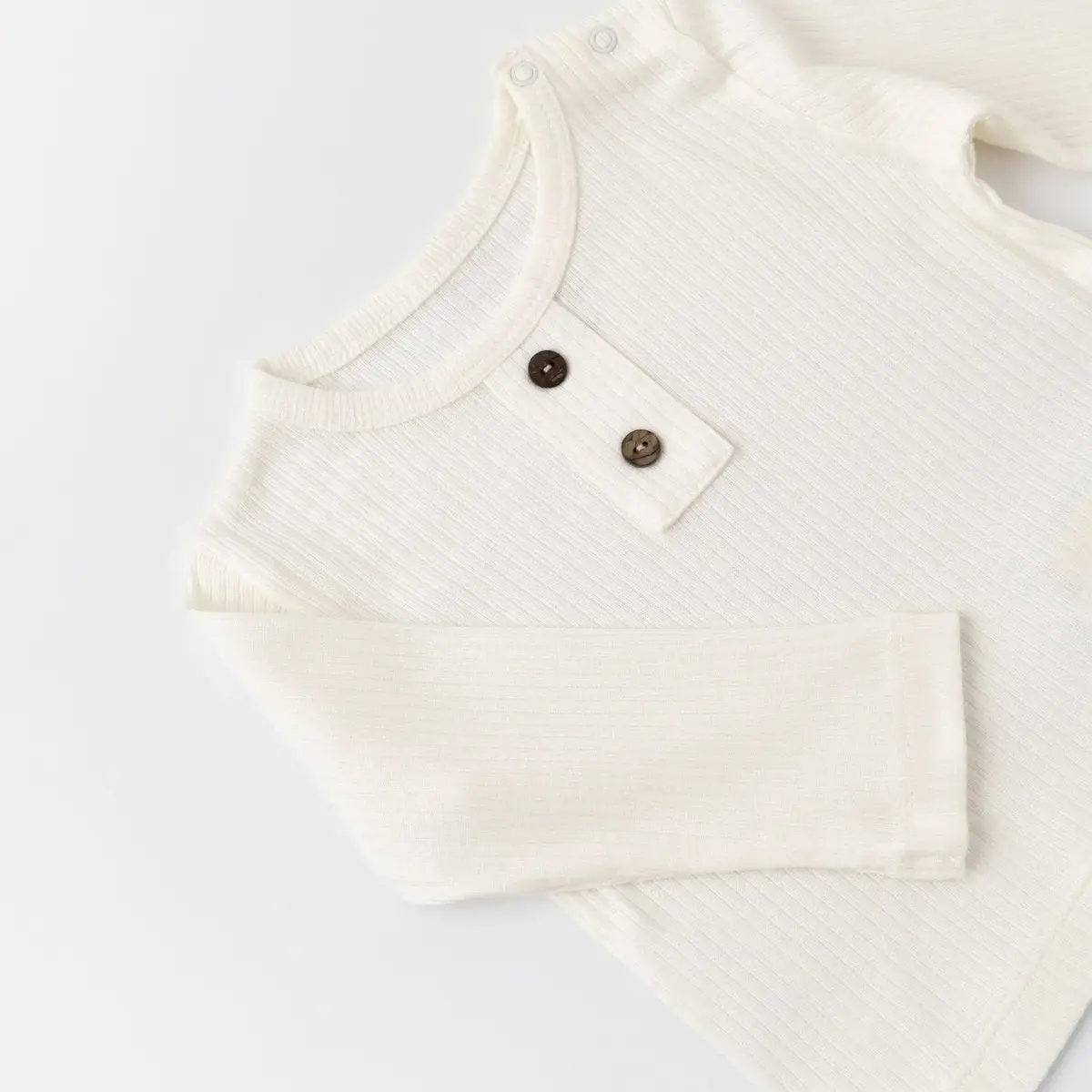 Bibaby Organik 2li Takım Soft Modal Ekru