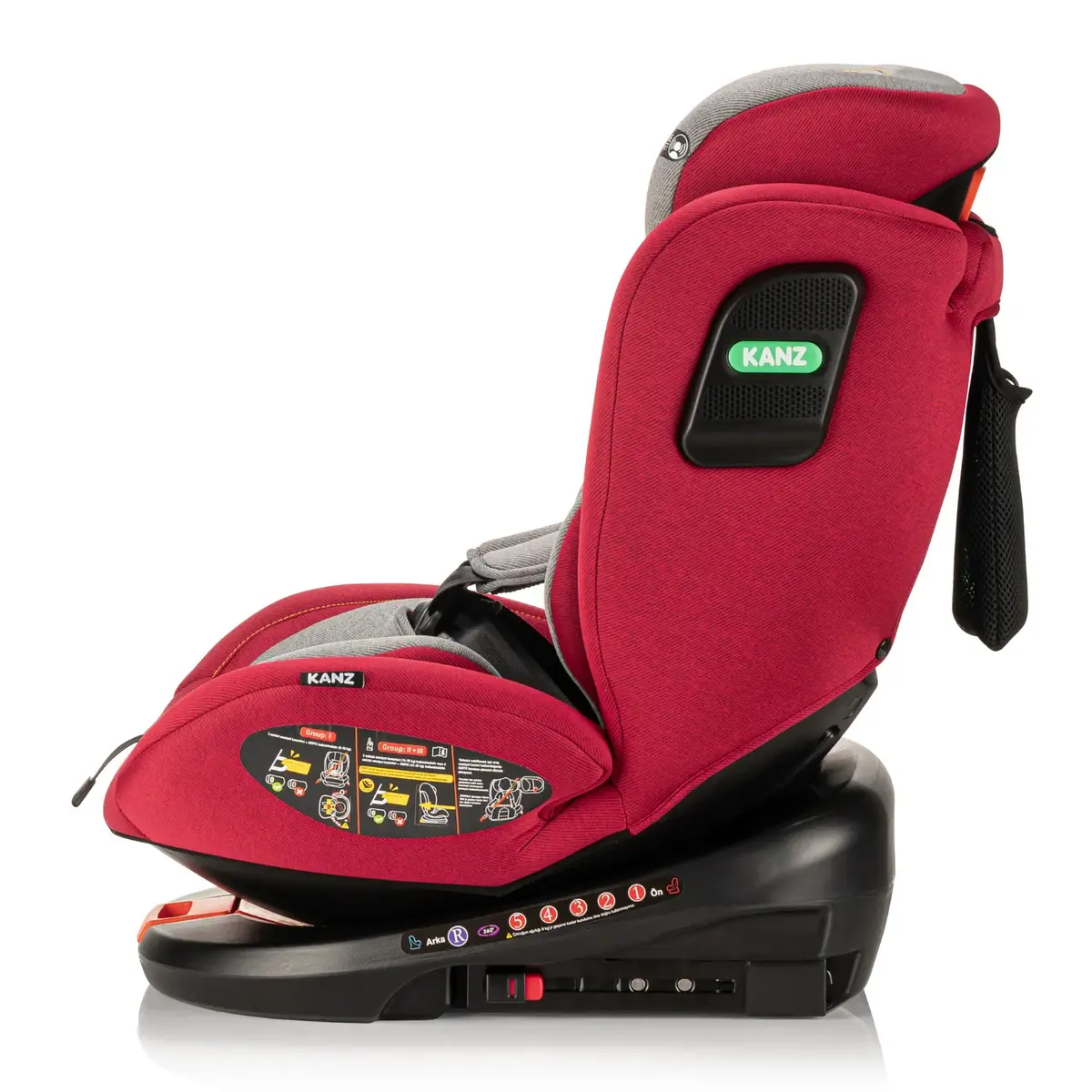 Kanz Comfort Oto Koltuğu 0-36 Kg Kırmızı