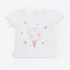 Bibaby 2li Takım Şortlu Funny Summer Beyaz