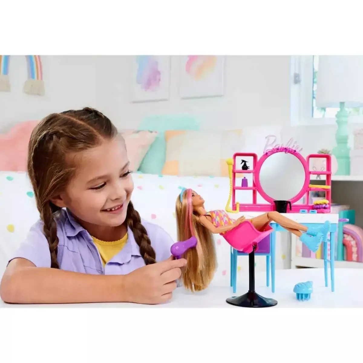 Barbie Muhteşem Kuaför Oyun Seti