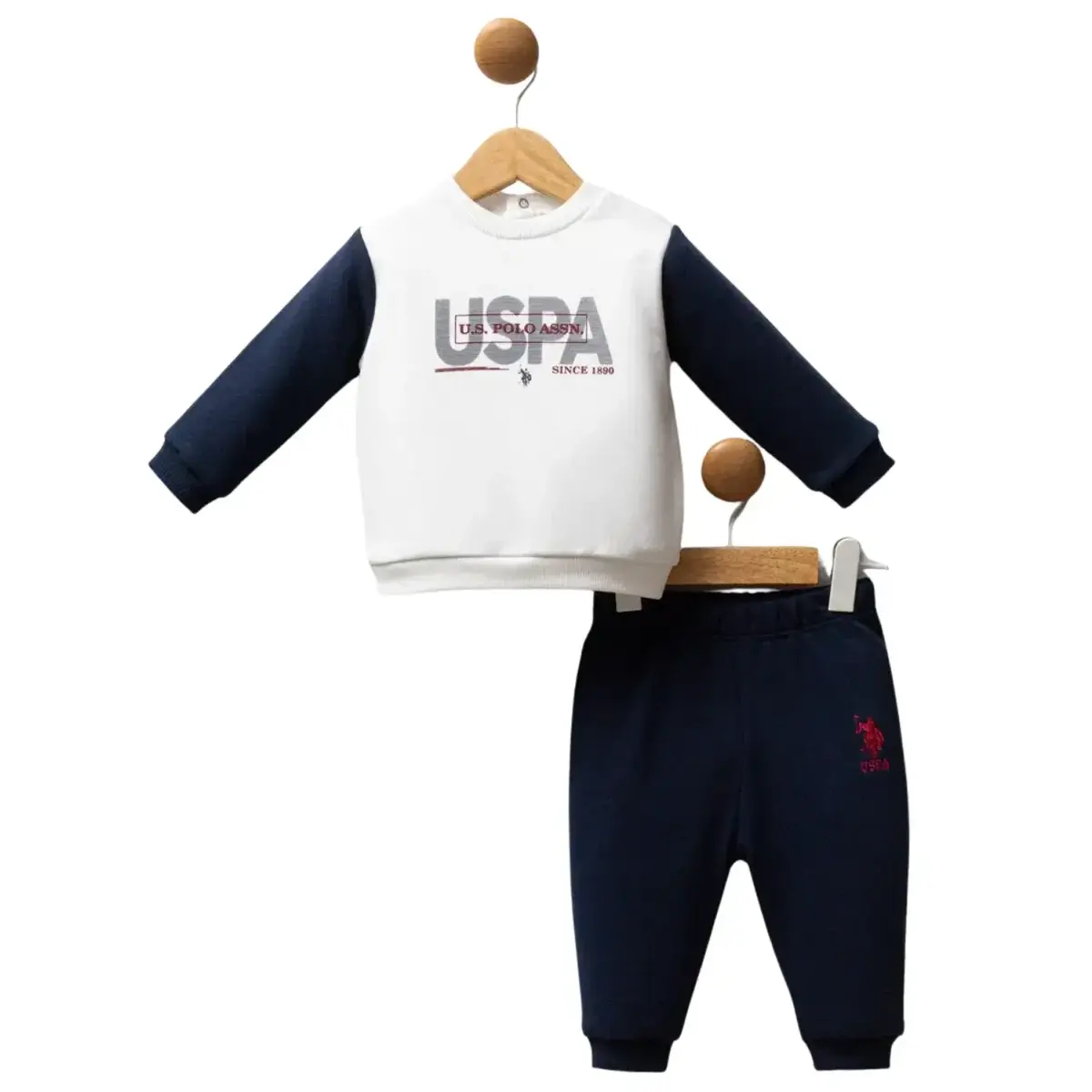 U.S. Polo 2li Takım Beyaz