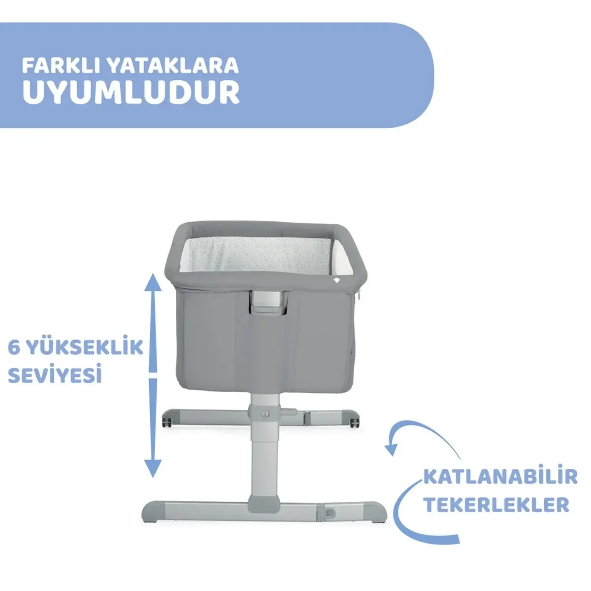 Chicco Next2Me Anne Yanı Beşik Pearl