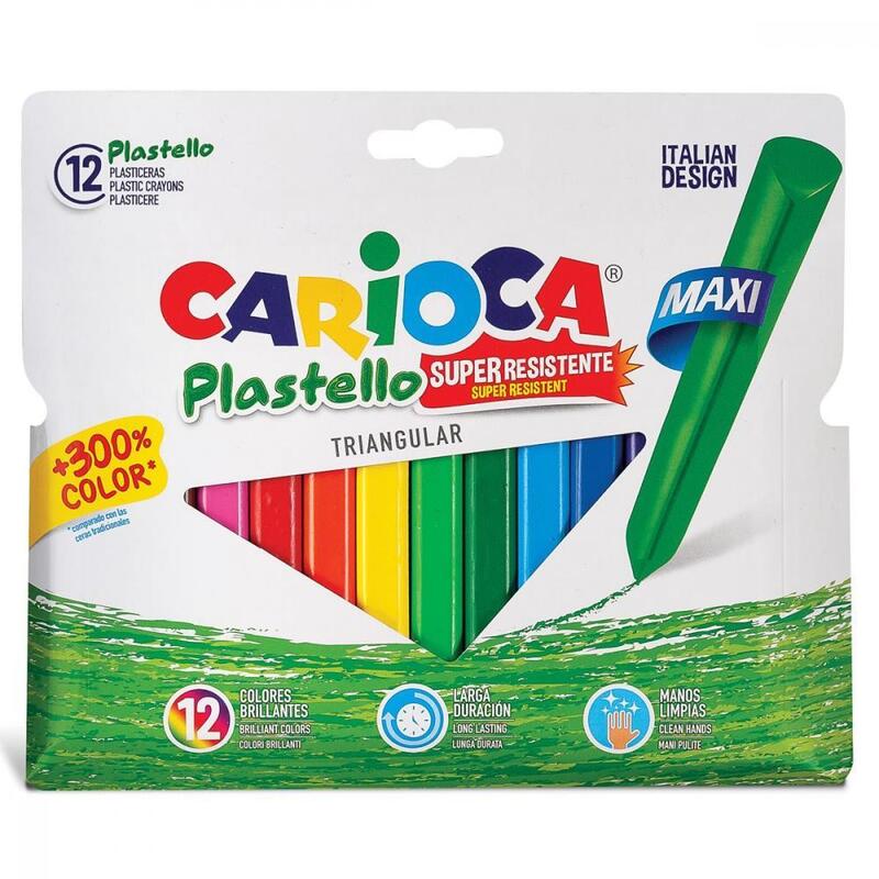 Carioca Jumbo Yıkanabilir Pastel Boya Kalemi 12li