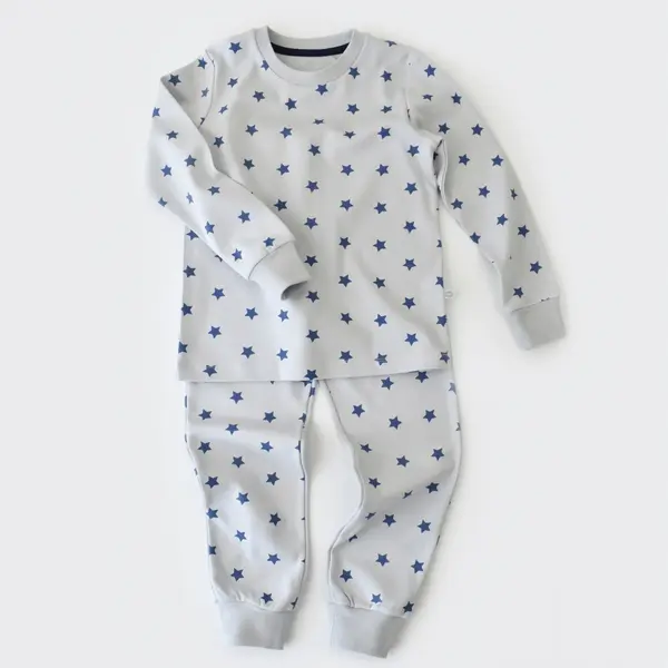 Bibaby Pijama Takımı Starry Nights Gri
