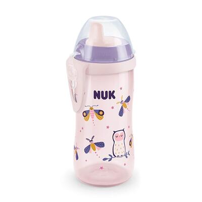 Nuk Glow Kiddy Cup Karanlıkta Parlayan Suluk 12+ Ay Pembe