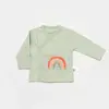 Bibaby Organik 3lü Takım Tiny Birds Ekru - Yeşil