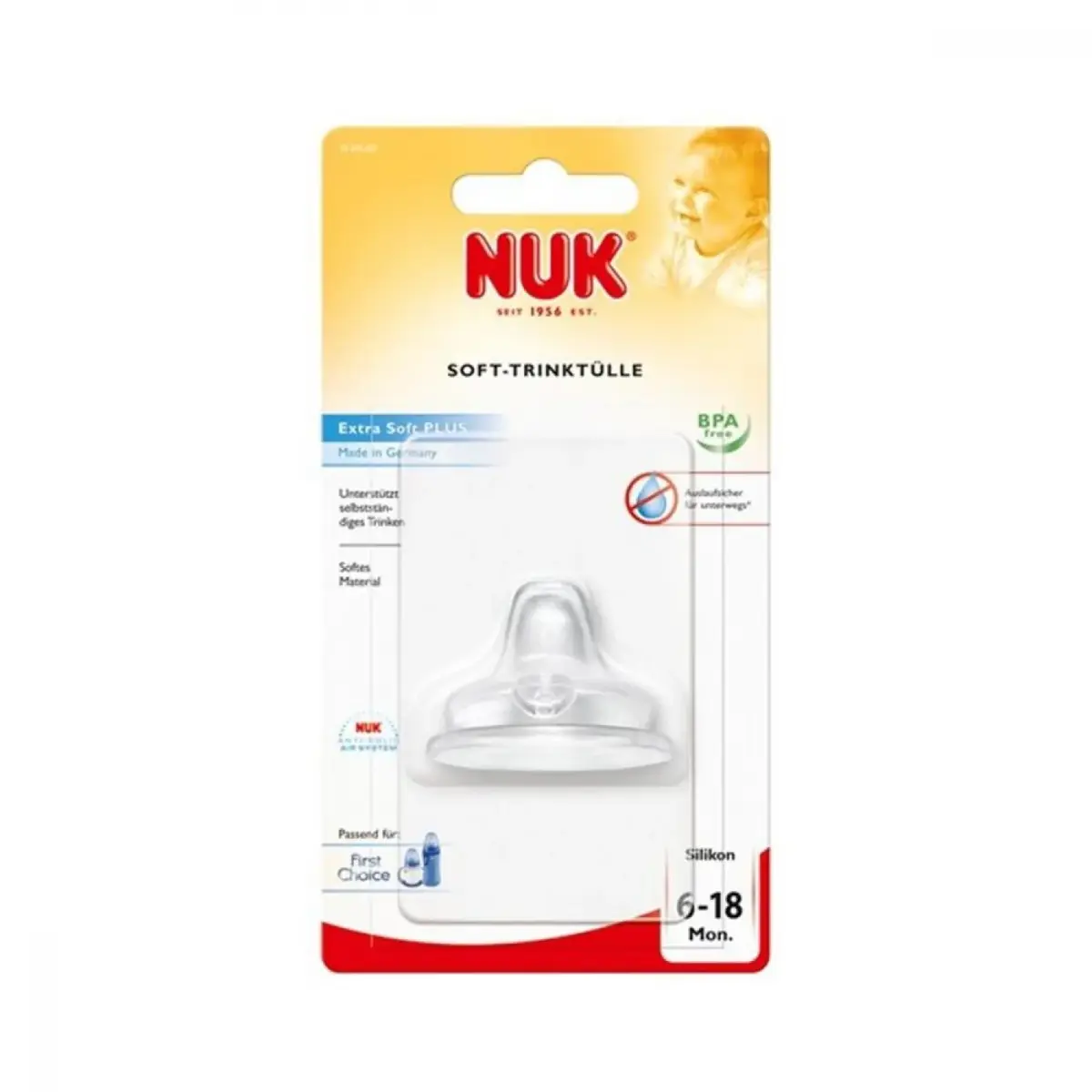 Nuk Slikon First Choice Yedek Ağızlık Tekli