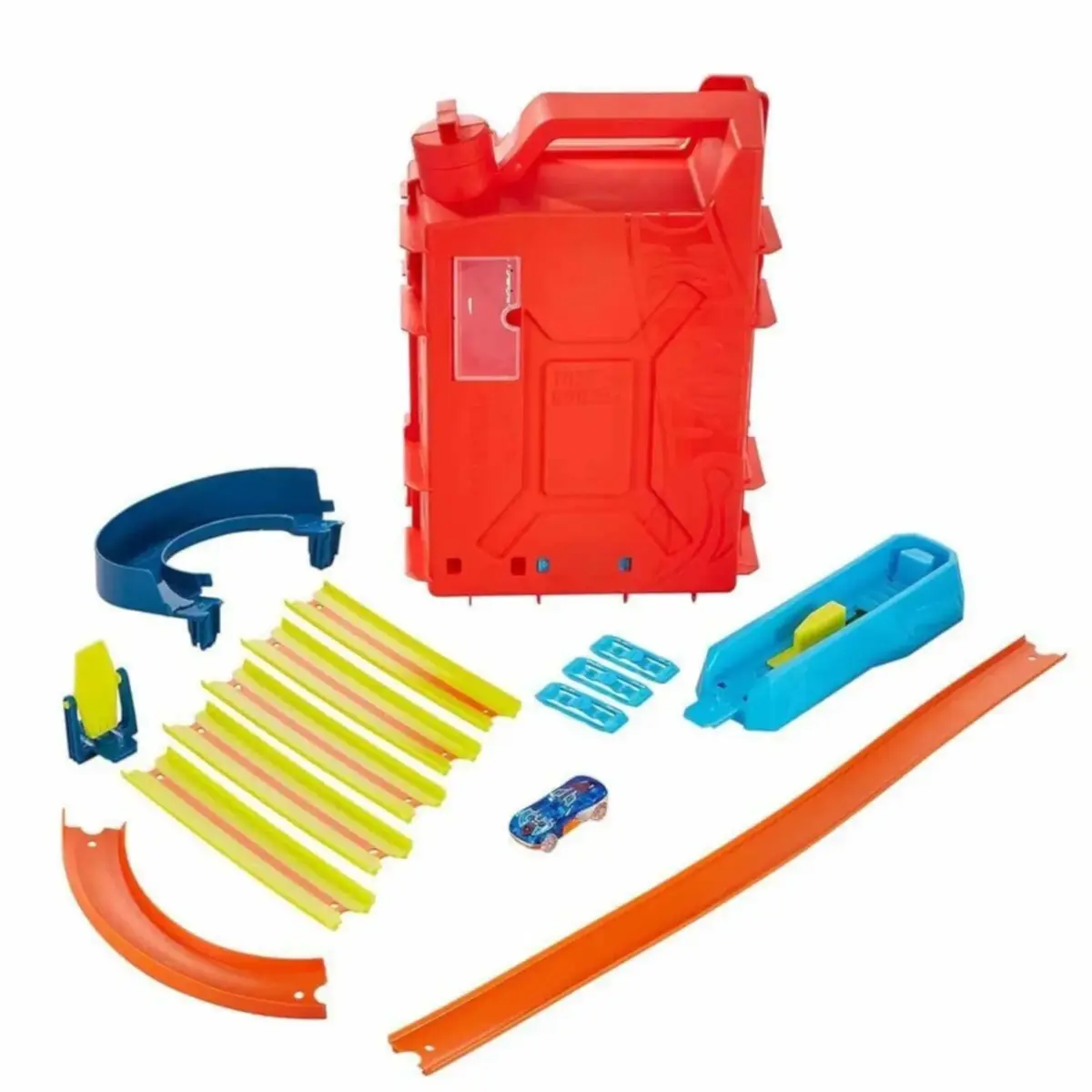 Hot Wheels Track Builder Benzin Bidonu Akrobasi Seti 