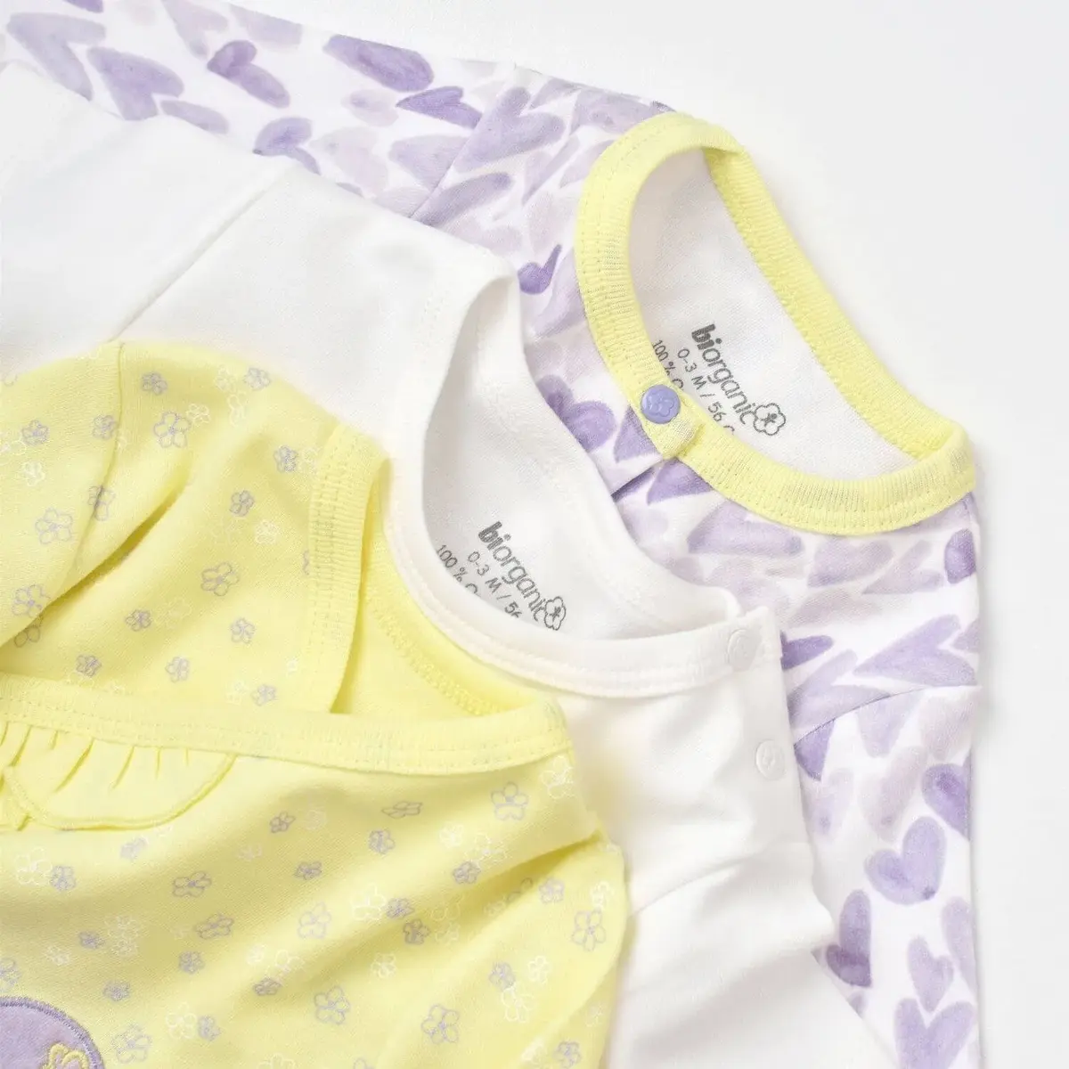 Bibaby Hastane Çıkışı 10lu Organik Love You Yellow Lavender