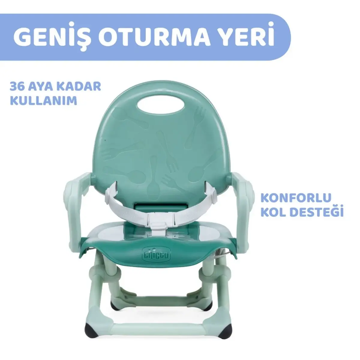 Chicco Pocket Snack Portatif Mama Sandalyesi Sage