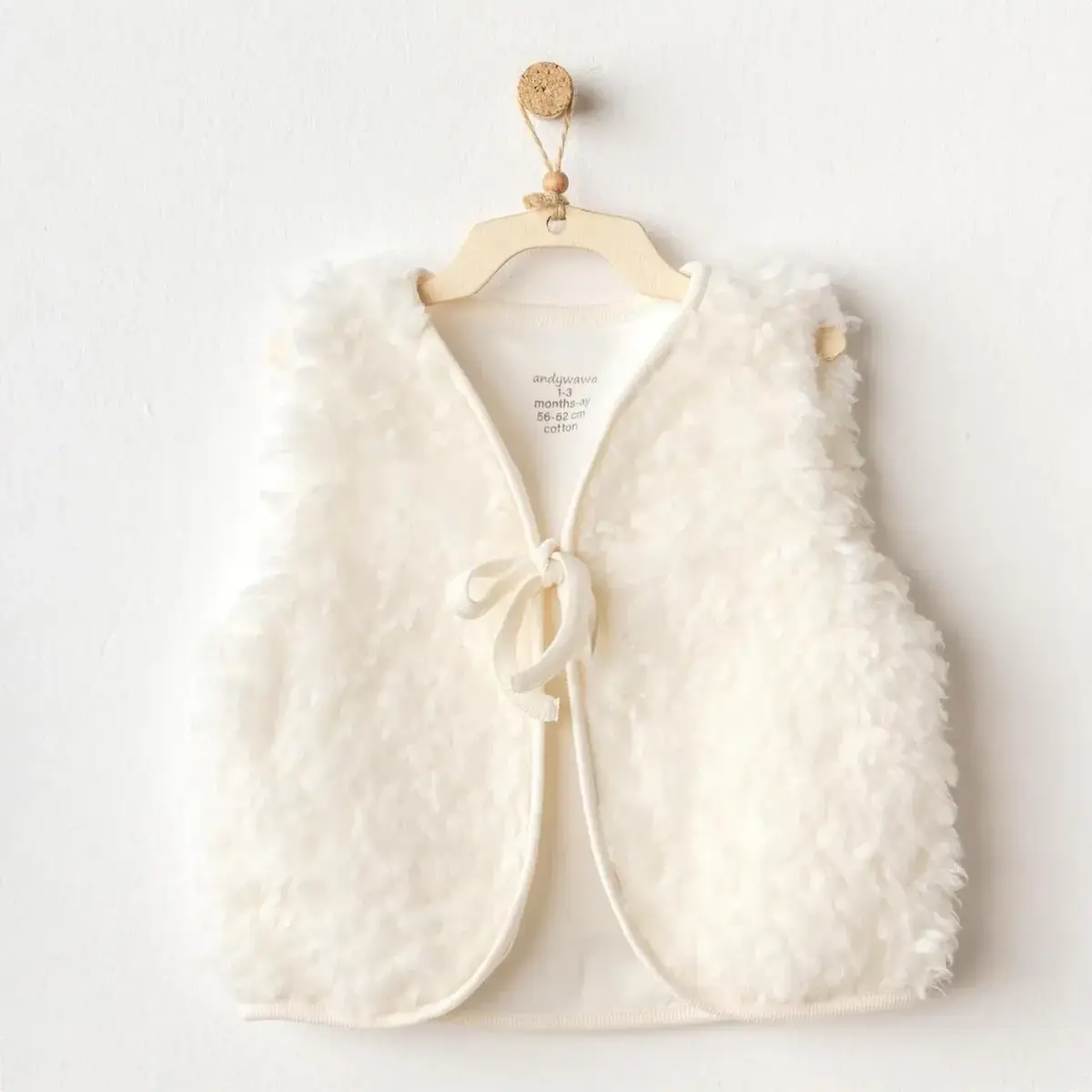 Andy Wawa Yelek Plush Basic Ekru