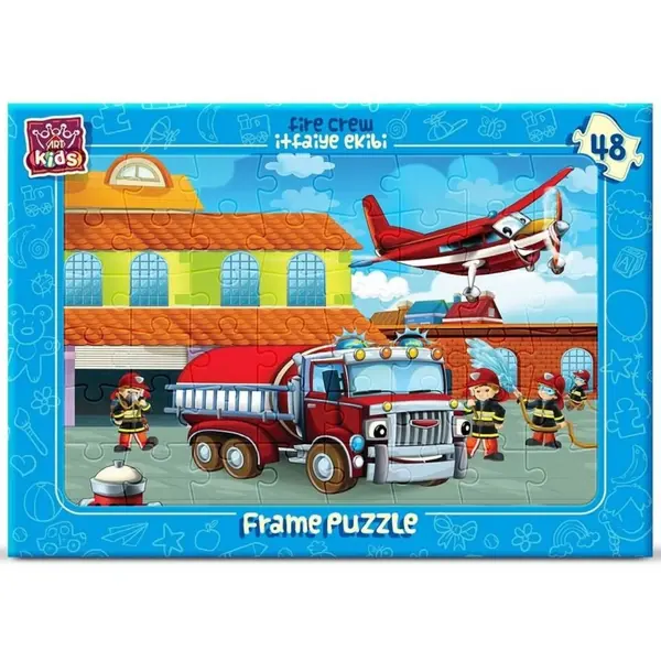 Art Çocuk Puzzle 48 Parça İtfaiye Ekibi