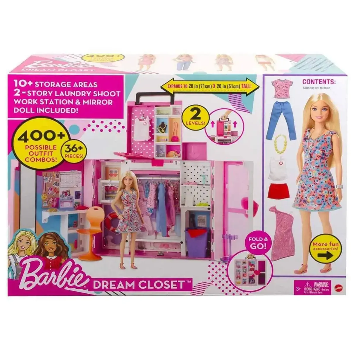 Barbie ve Rüya Dolabı Oyun Seti
