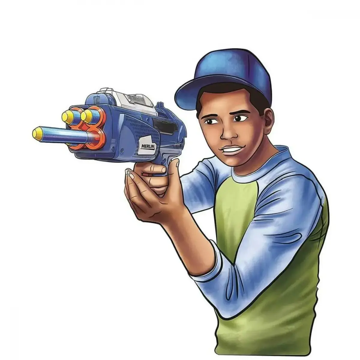 Sünger Atan Air Wariıors Merlin 2'li 12 Mermili Silah 