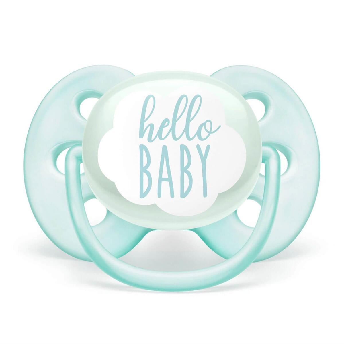 Philips Avent SCF222/01 Ultra Soft Silikon Emzik 0-6 Ay Erkek
