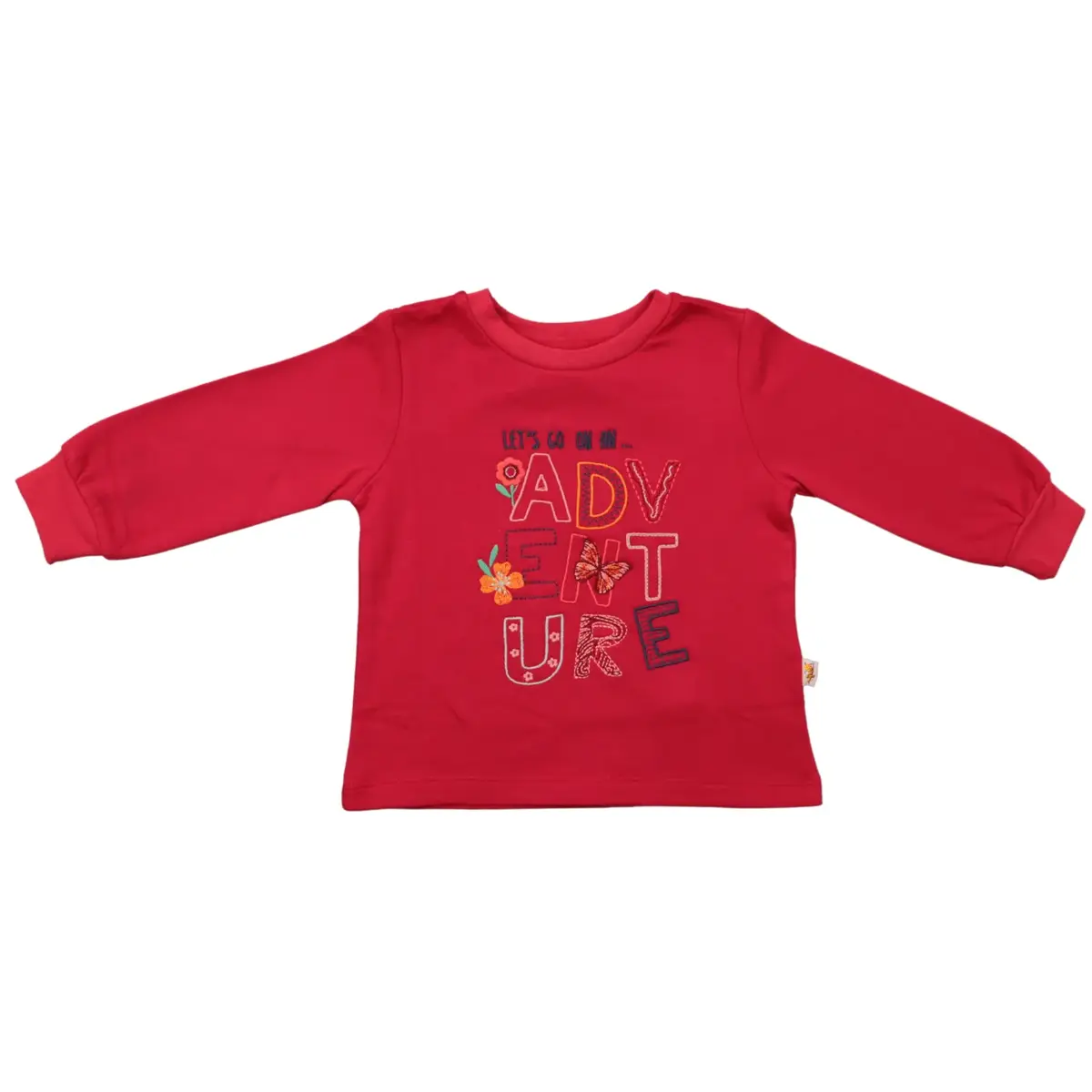 Mini Damla Sweatshirt Adventure Kırmızı Mini Damla Sweatshirt Adventure Kırmızı