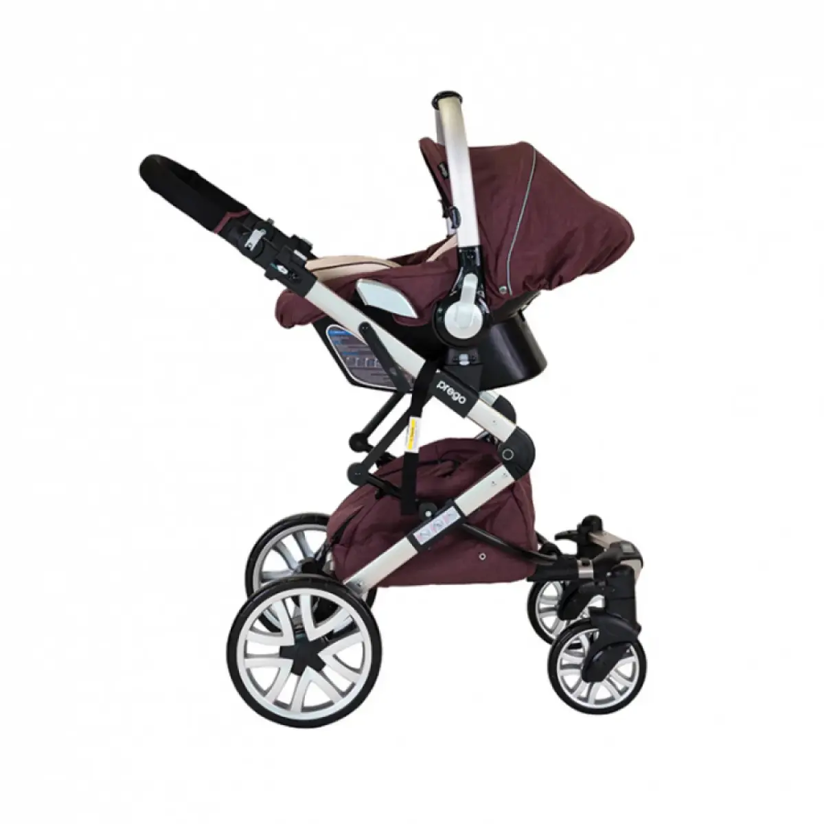 Prego Laon Travel Sistem Bebek Arabası Bordo