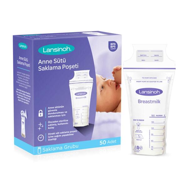 Lansinoh Süt Saklama Poşeti 50li