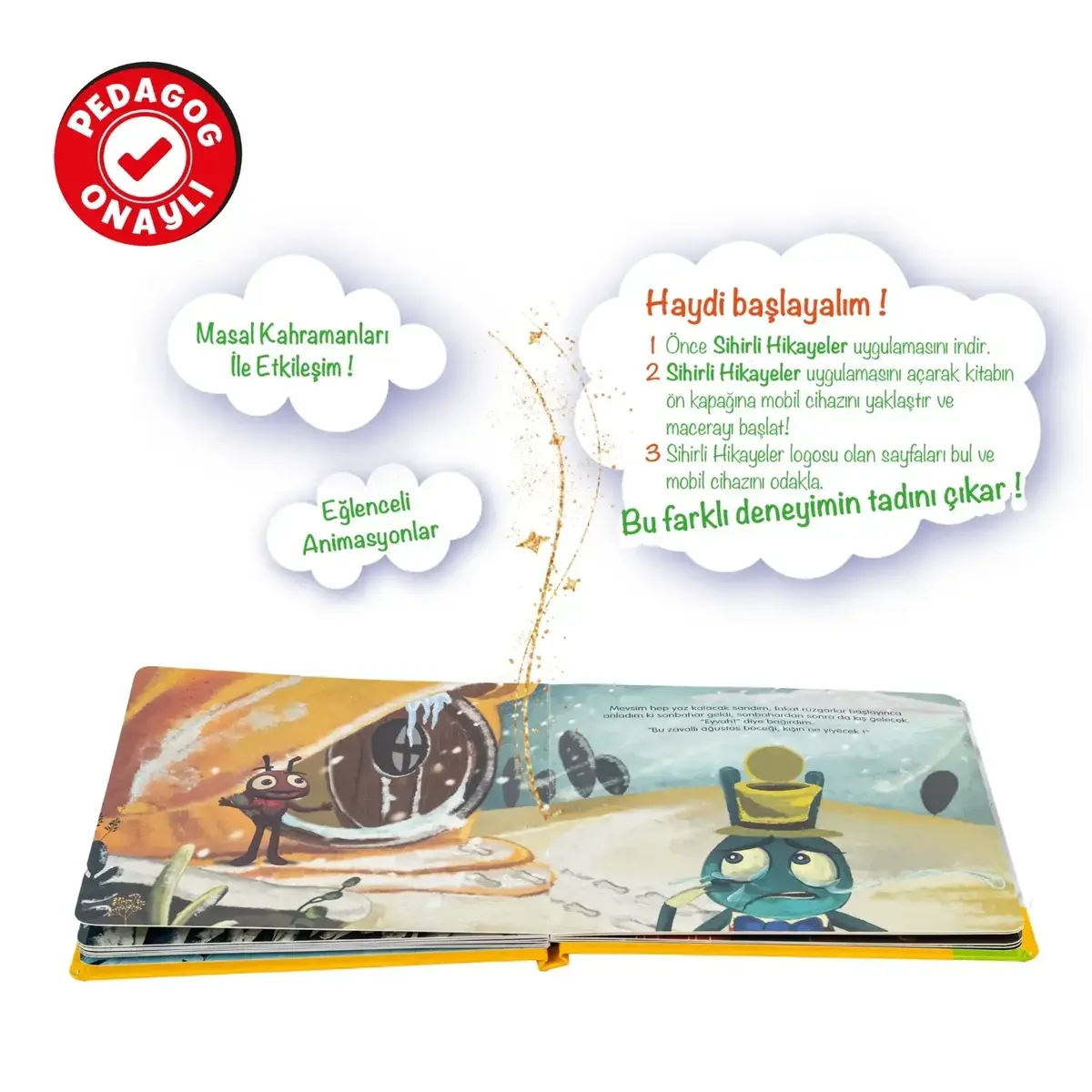 Bee Smart Agustos Böcegi Ve Karınca Çocuk Kitabı