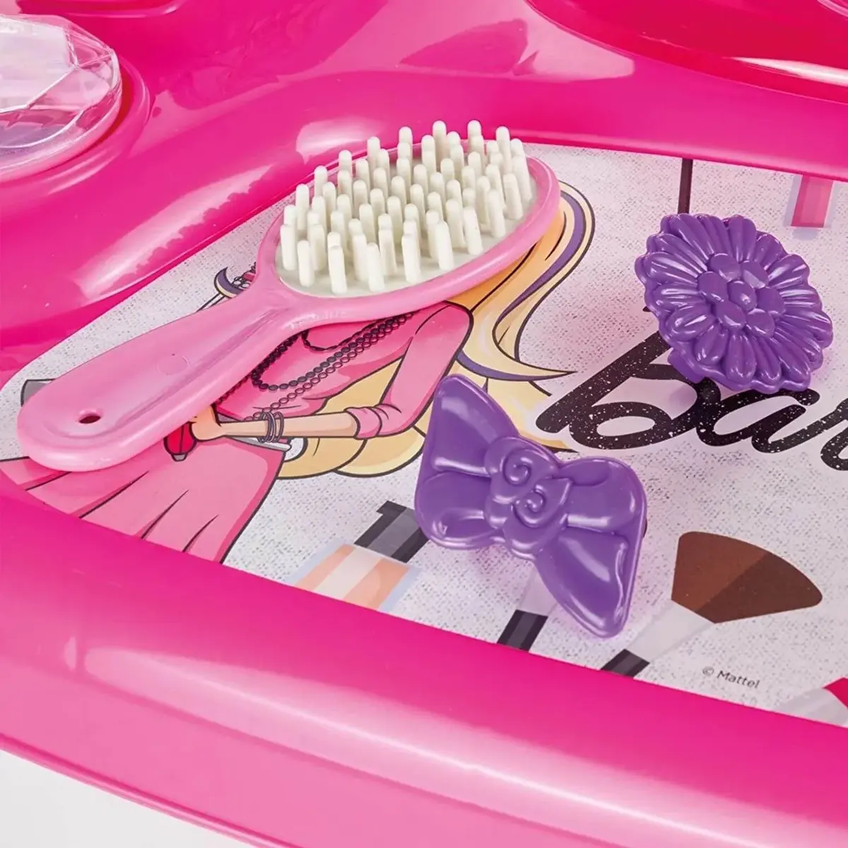 Barbie Ayaklı Makyaj Masa Sandalye Seti