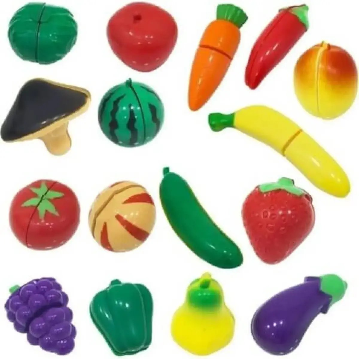 Kesilebilen Meyve Sebze Manav Seti 41 Parça
