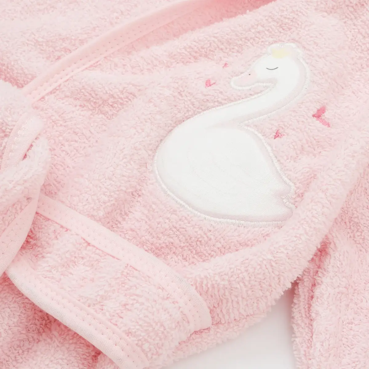 Bibaby Bornoz Takımı Swan Pembe