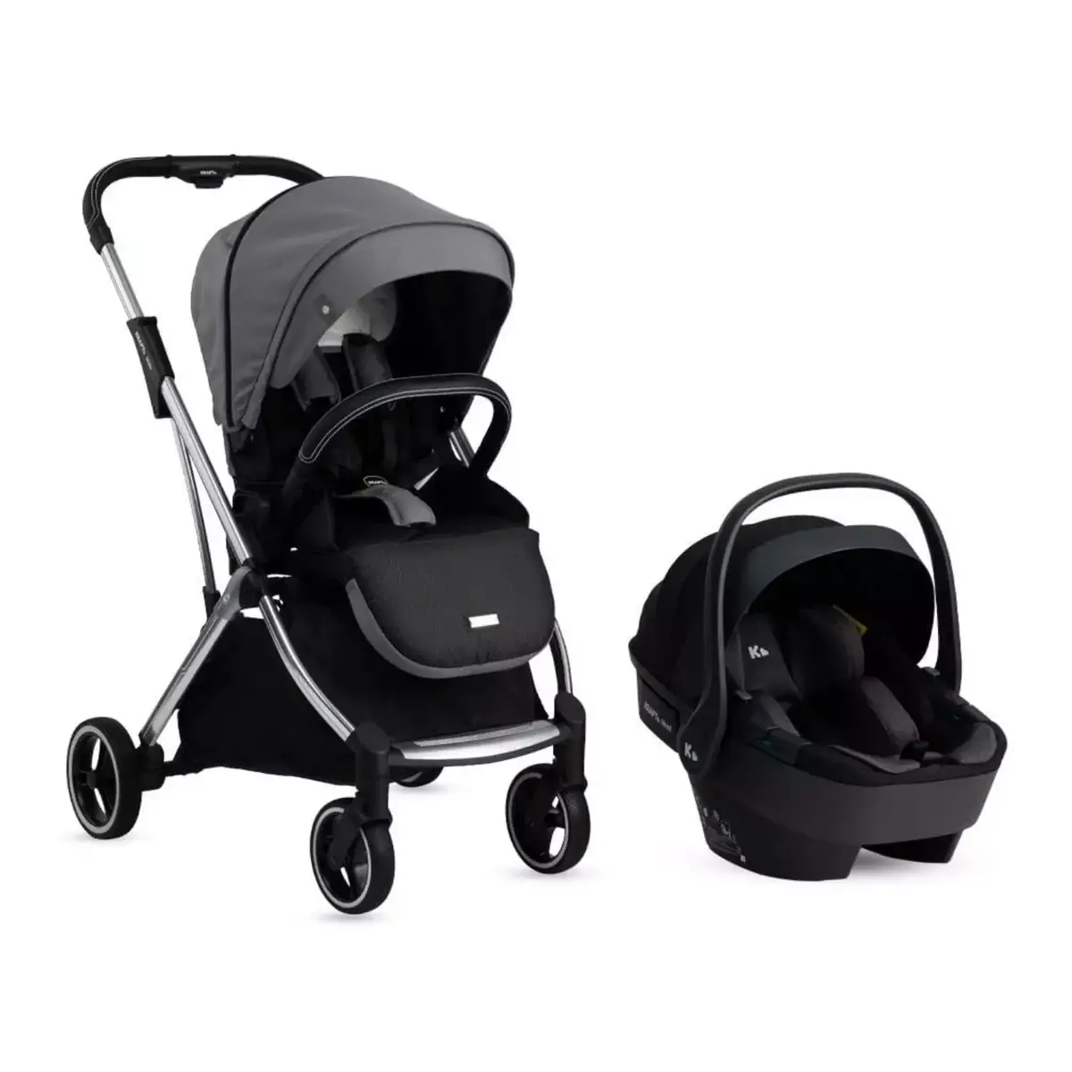 Kraft Slide I-Size Travel Sistem Bebek Arabası Grey