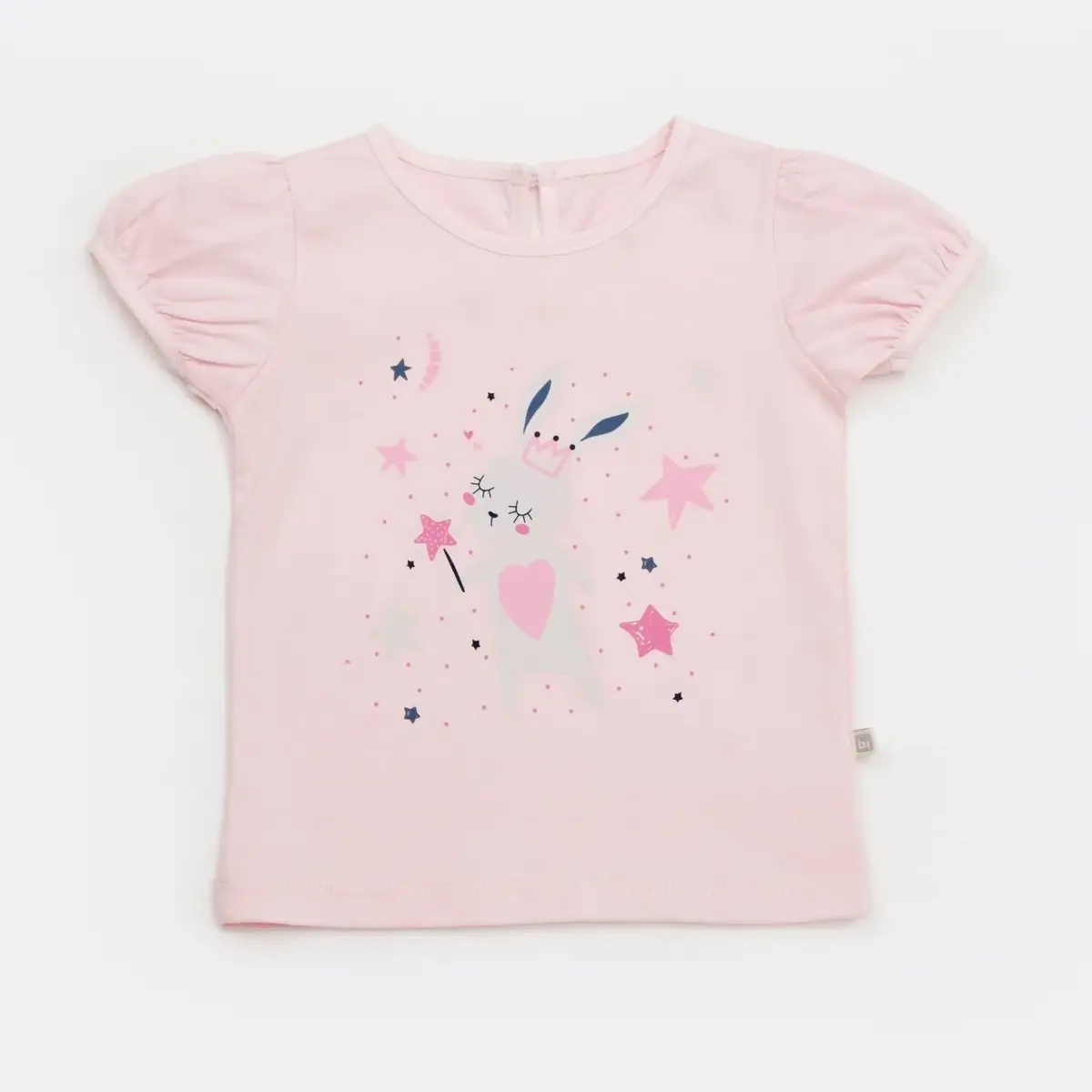 Bibaby 2li Takım Şortlu Cute Magic Bunny Pembe