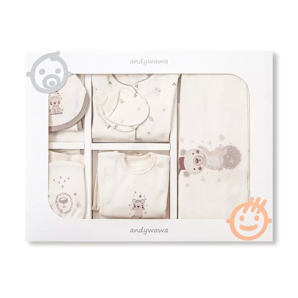 Andy Wawa Hastane Çıkışı 10lu My 1st Wardrobe Ekru