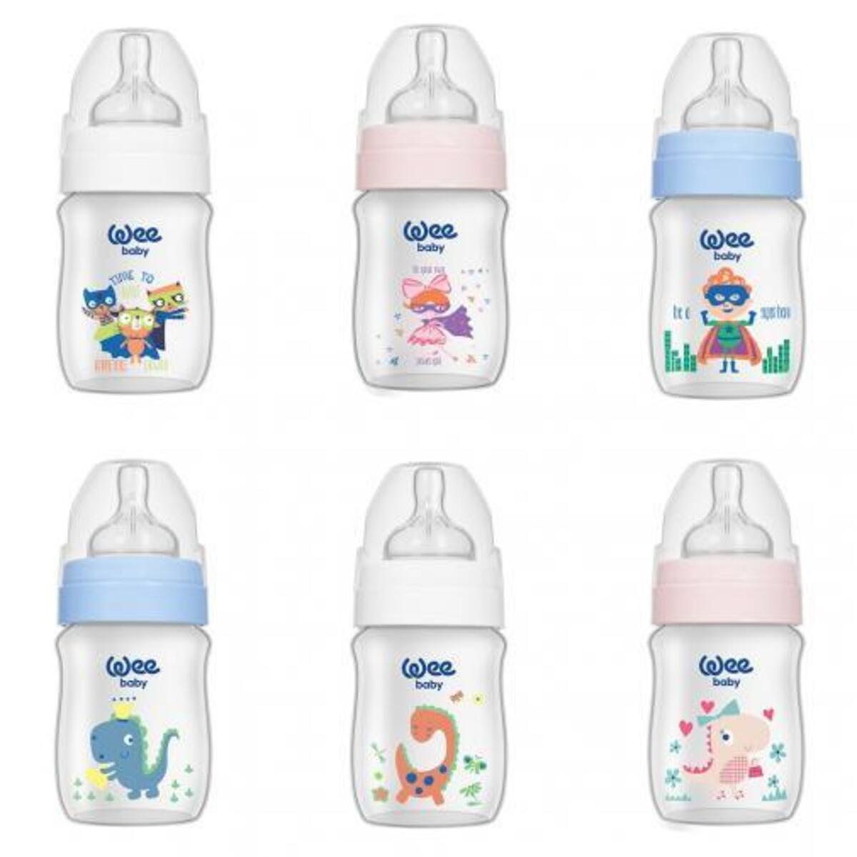 Wee Baby Klasik Plus Geniş Ağızlı PP Biberon 125 ml