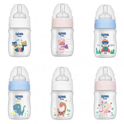 Wee Baby Klasik Plus Geniş Ağızlı PP Biberon 125 ml