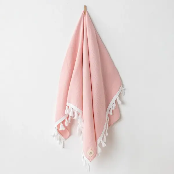 Andy Wawa Battaniye Müslin Baby Home 120x90cm Pembe