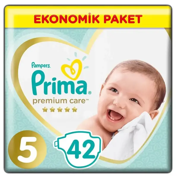 Prima Premium Care Bebek Bezi 5 Beden Juniour 18+ Kg 42li Ekonomik Paket