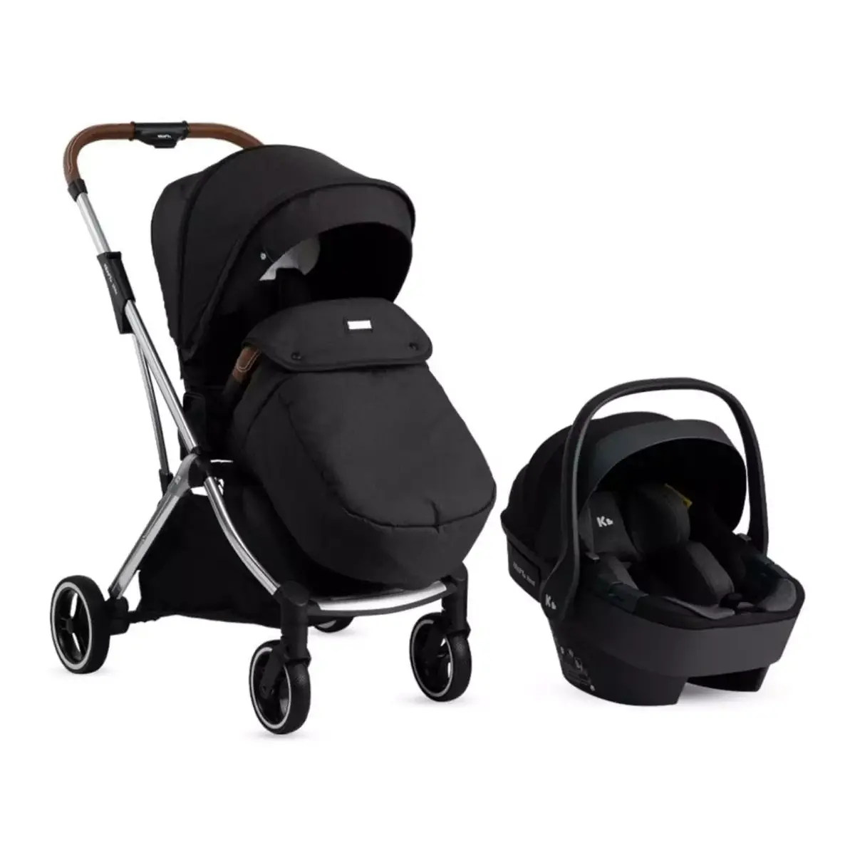 Kraft Slide I-Size Travel Sistem Bebek Arabası Black