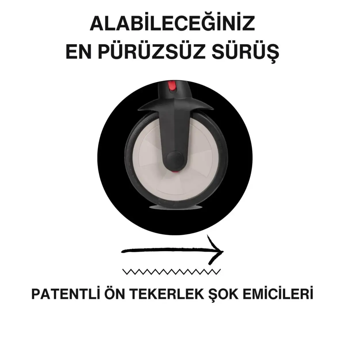SmarTrike STR3 Plus 5’i 1 Arada Üç Tekerlekli Bebek Bisikleti - Black