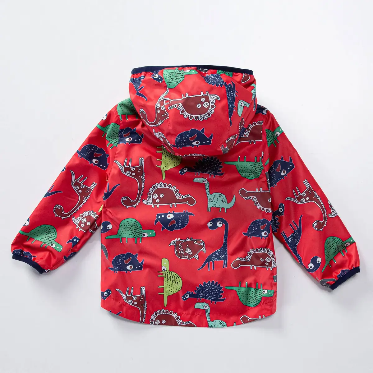 Midimod Yağmurluk Dinazor Baskılı Kırmızı