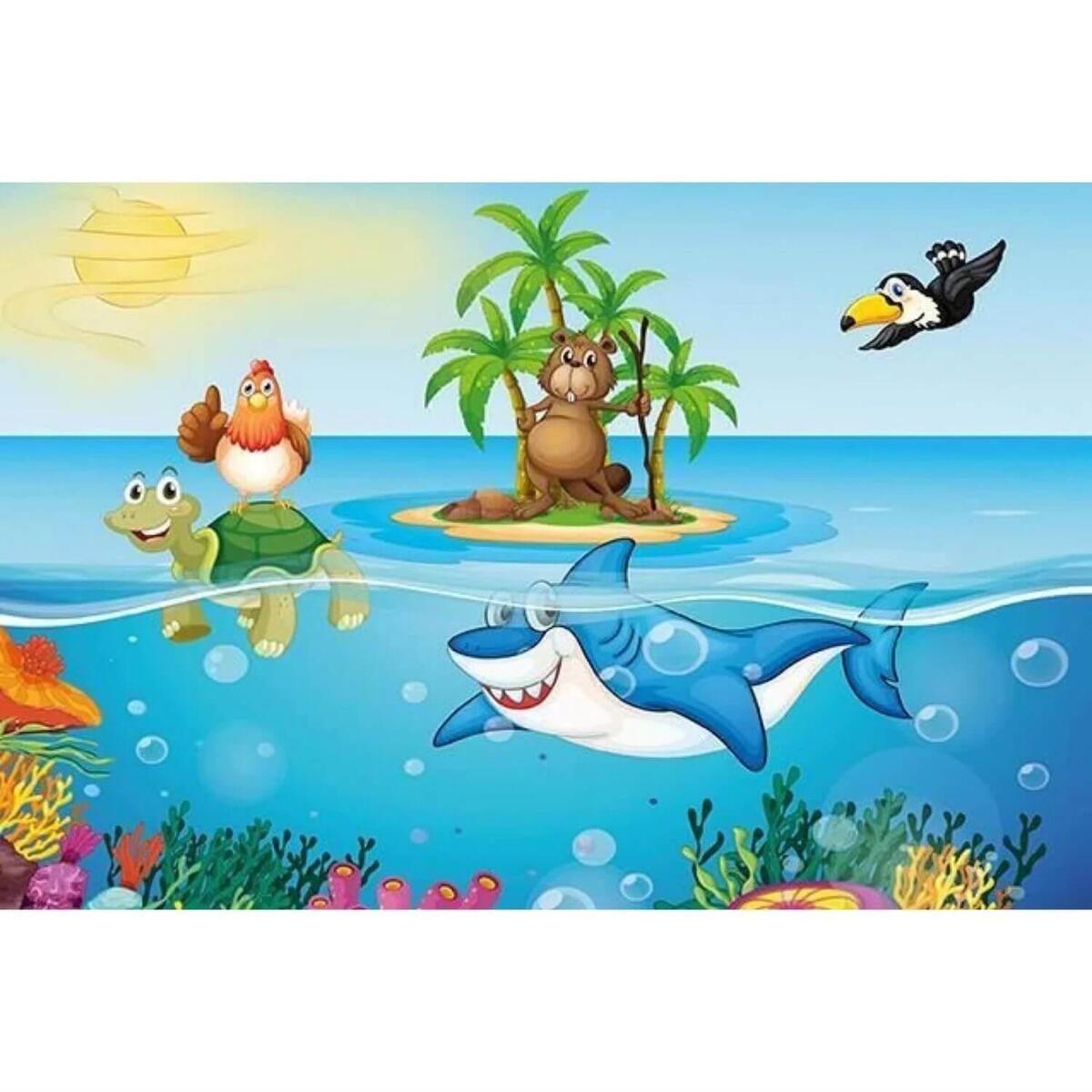 Art Kids Tatilci Tavuk Ahşap Puzzle 50 Parça