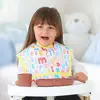 Babyjem Baskılı BLW Kolsuz Mama Önlüğü Harf Desenli