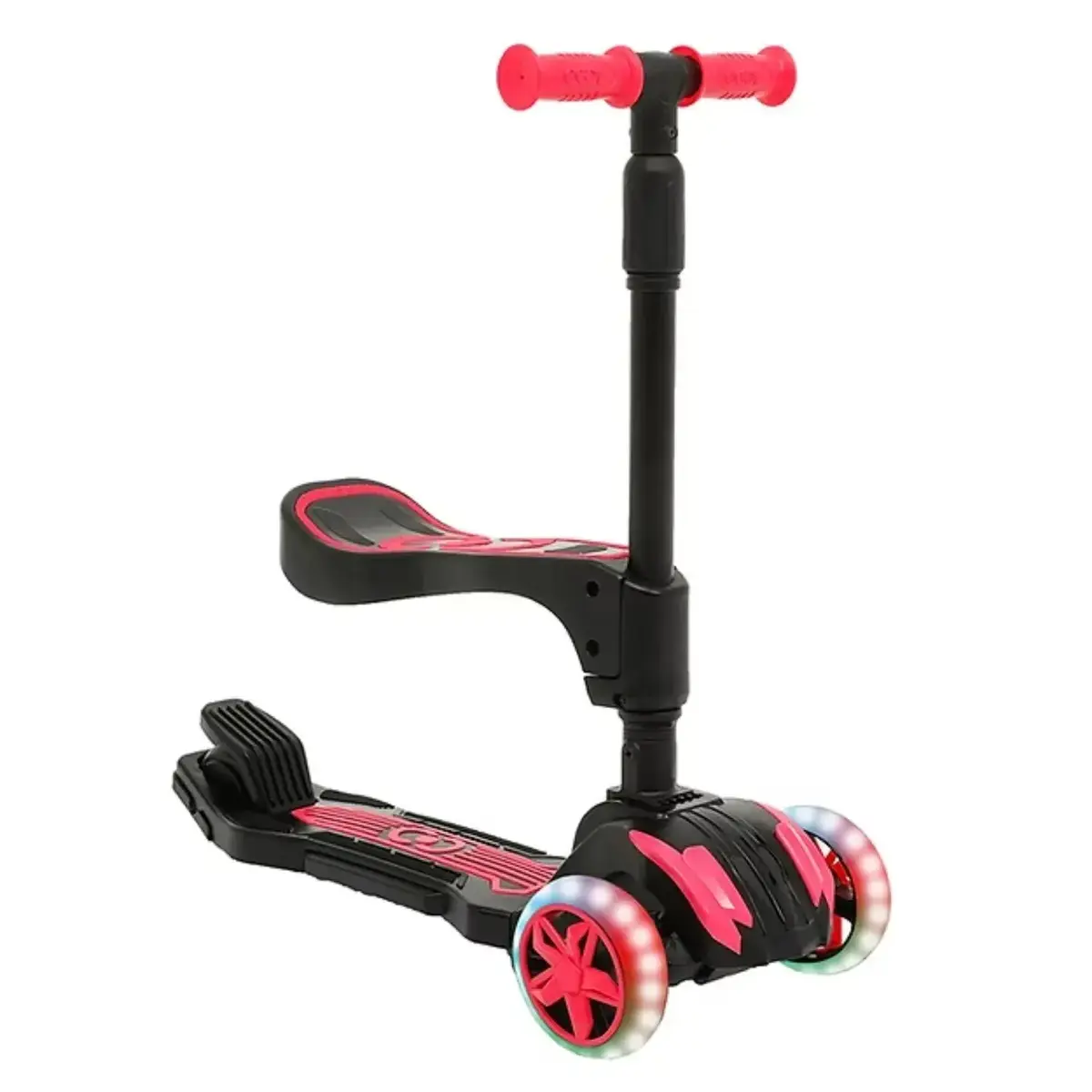 Cool Wheels Combo Oturaklı Scooter Pembe