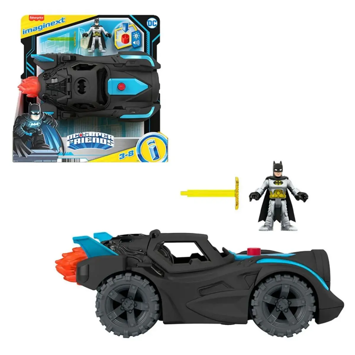 Imaginext DC Super Friends Işıklı Ve Sesli Batmobil