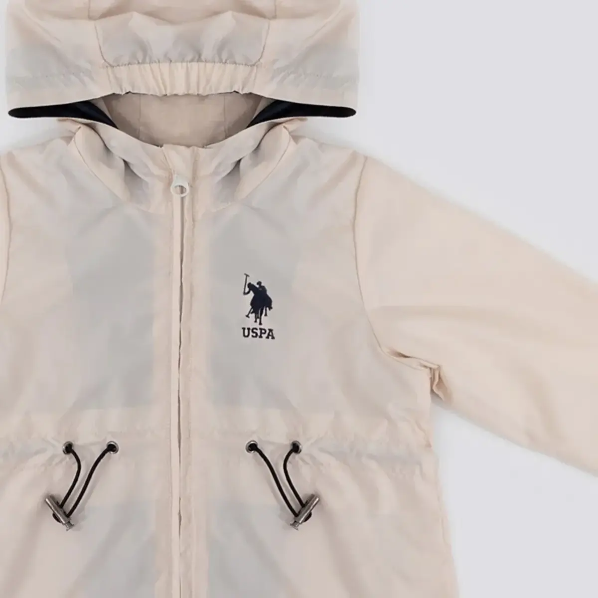U.S. Polo Yağmurluk Krem