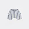 Bibaby 2li Takım Şortlu Stripe Sytle Lacivert - Bej