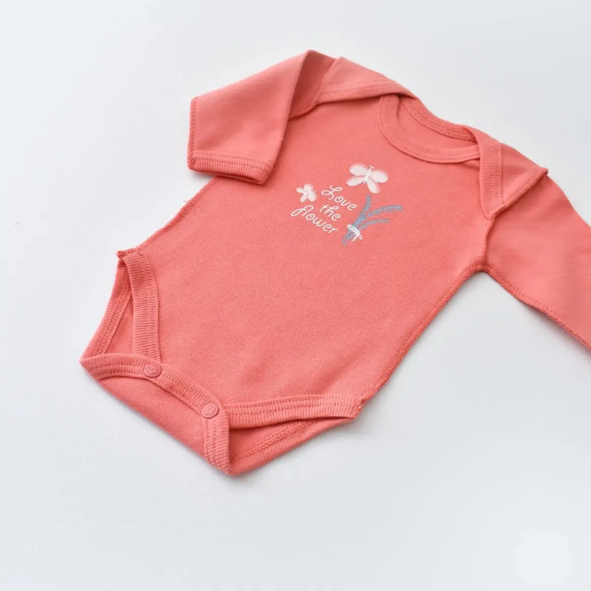 Bibaby Organik Zıbın Takımı Wild Flowers Prematüre Spring Blue