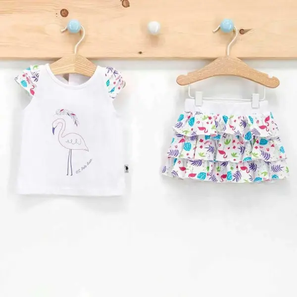 U.S. Polo 2li Takım T-Shirt Beyaz