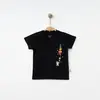 Winimo T-Shirt Uzay Baskılı Siyah