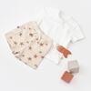 Bibaby Organik 2li Takım Şortlu Magic Starfish Latte
