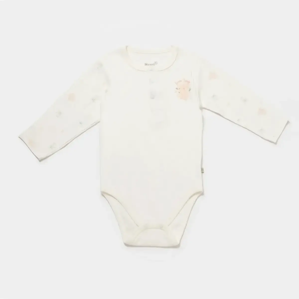 Bibaby Organik Body Uzun Kol Koala Jungle Pembe