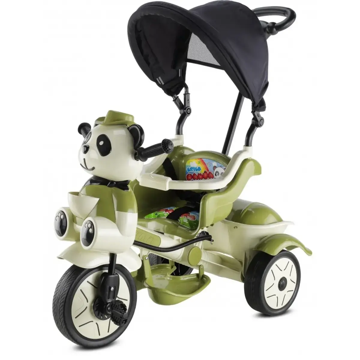 Babyhope Little Panda Bisiklet Yeşil Bej